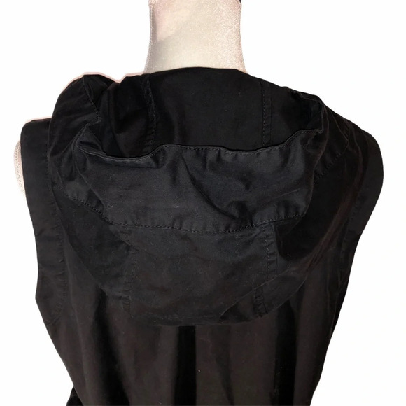 LAFAYETTE 148 New York Anorak Button Down Hooded Outdoor Sleeveless Jacket - Picture 8 of 13